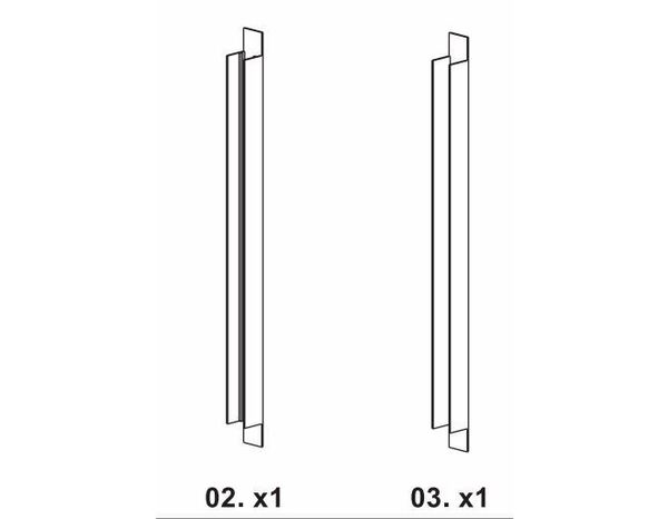 Profilé de finition anthracite en aluminium - Brico Dépôt
