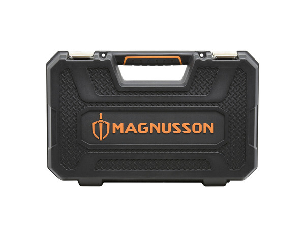 Coffret de douilles 1/2 avec clé à cliquet, 25 pièces - MAGNUSSON - Brico Dépôt