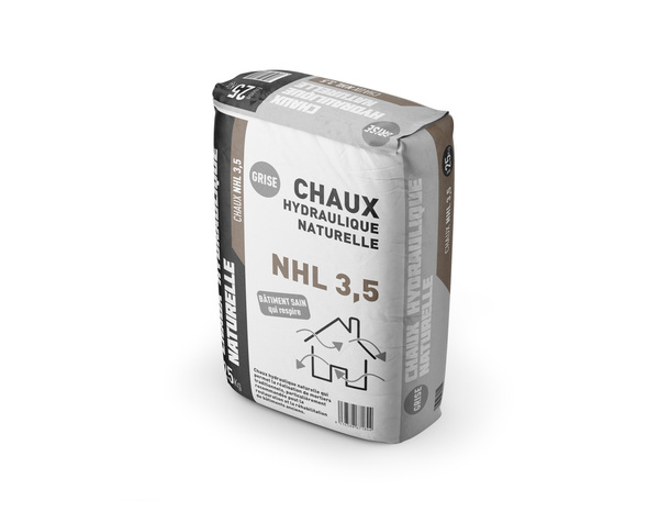 Chaux hydraulique naturelle grise NHL : 3,5 - 25 kg - Brico Dépôt