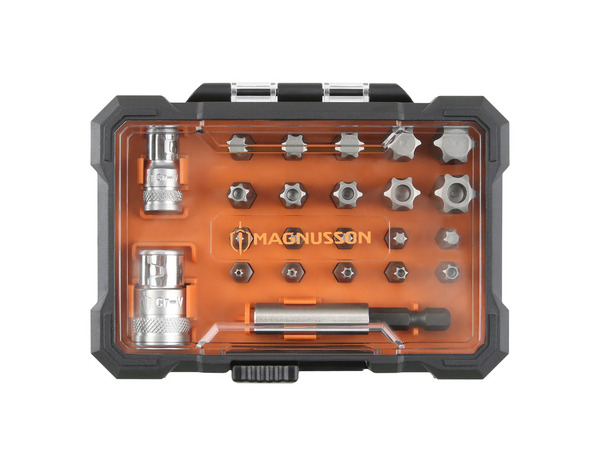 Coffret à douilles TORX, 23 pièces - MAGNUSSON - Brico Dépôt