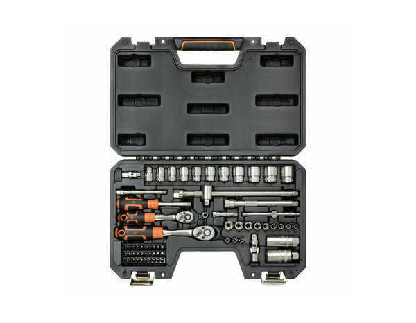 Coffret à douilles 1/4 et 3/8, 67 pièces - MAGNUSSON - Brico Dépôt