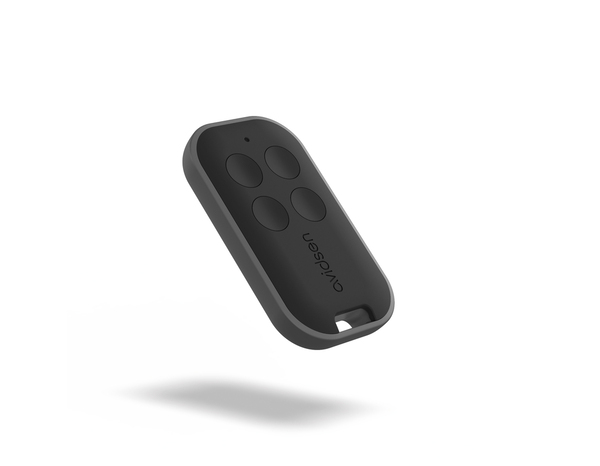 Télécommande 4 touches noire mat pour motorisation portail et porte de garage - Avidsen - Brico Dépôt
