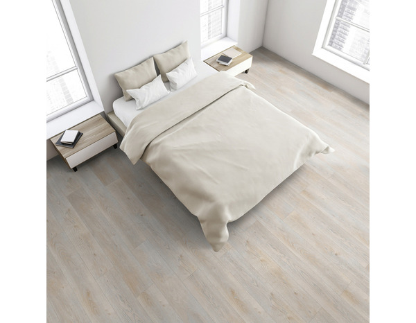 sol stratifié à clipser classe 32, AC3 couleur gris Ep. 7MM "NEWHAVEN" - Brico Dépôt