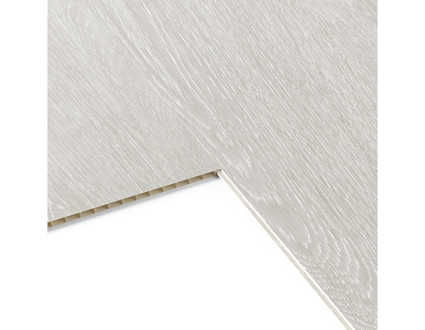 Panneau mural PVC gris mat KIGOMA pour murs et plafonds - 260 cm x 37,5 cm x 0,8 cm - Brico Dépôt
