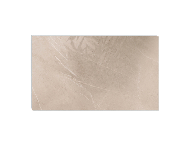 Dalles murales  PVC beige brillant GLOSS GUST - 75x45 cm, imperméables et résistantes - Brico Dépôt