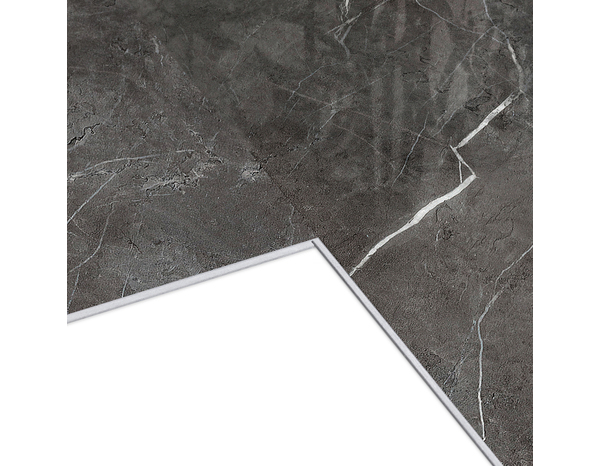 Dalles murales PVC gris brillant GLOSS CHILL - 7 dalles 75x45 mm - Brico Dépôt