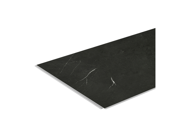 Dalles PVC noires mates  DRIFT - 75x45 cm, imperméables et résistantes aux impacts - Brico Dépôt