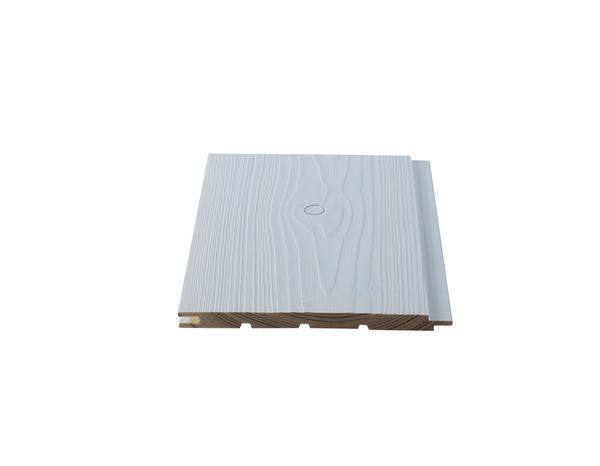 Lambris bois intérieur PINUS blanc transparent brossé - 205 cm x 13,6 cm x 1,05 cm - Brico Dépôt