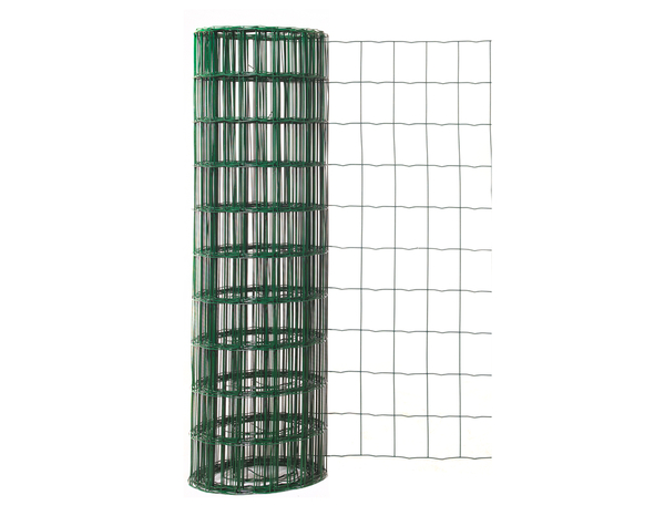 Rouleau grillage soudé vert - 100 x 75 mm - H. 120 cm x L. 25 m - Brico Dépôt