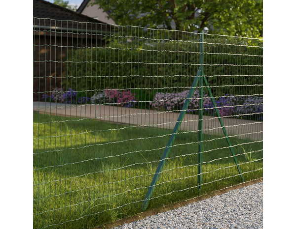 Rouleau grillage soudé vert - 100 x 75 mm - H. 120 cm x L. 25 m - Brico Dépôt