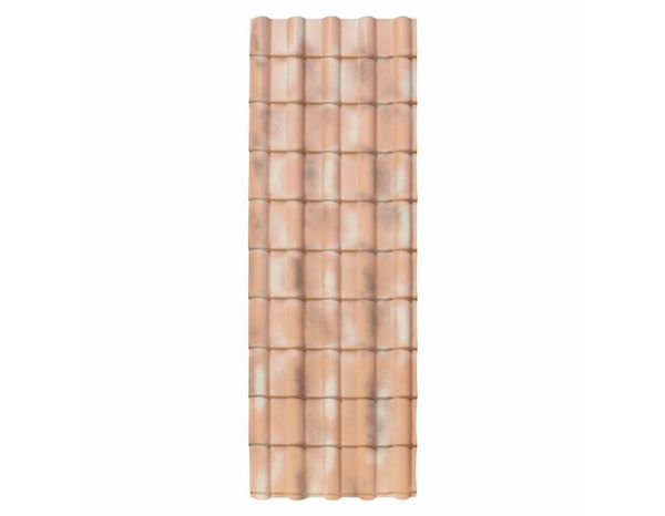 Plaque de couverture en PVC Francia couleur Sienne Antique, 2300×780 mm - First - Brico Dépôt