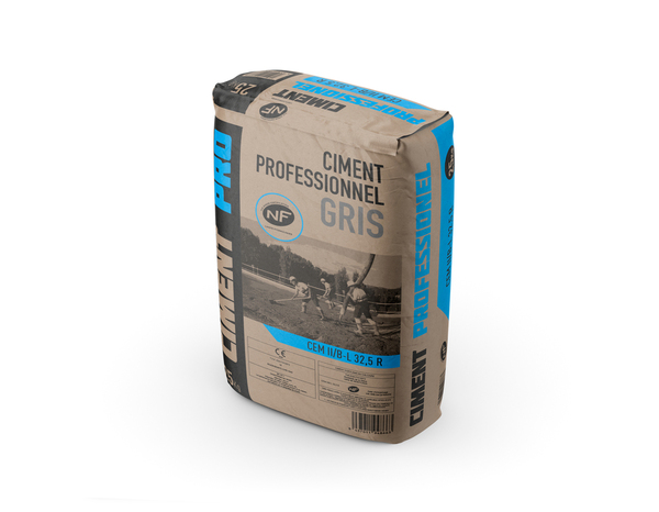 Ciment professionnel gris - sac 25 kg - Brico Dépôt