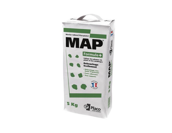 Mortier adhésif MAP, rebouchage et scellement - 5 kg - Placoplâtre - Brico Dépôt
