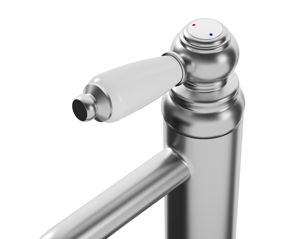 Mitigeur lavabo IZELIE chrome, monolevier, hauteur 15,1 cm, mousseur anticalcaire, bonde clic-clac - Cooke and Lewis - Brico Dépôt