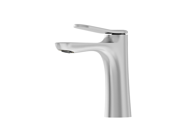 Mitigeur lavabo M KASSIE chrome en laiton avec cartouche céramique 25 mm, débit 300 L/h - Cooke and Lewis - Brico Dépôt