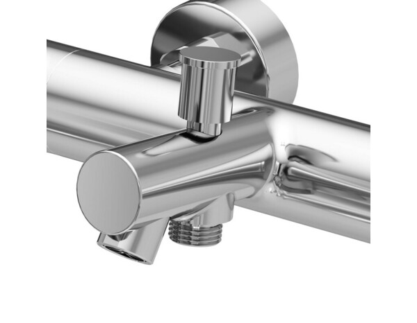 Mitigeur bain/douche mural ODALIA C chromé, débit 40 L/min, dimensions 28,5x8,4x17,9 cm - Cooke and Lewis - Brico Dépôt