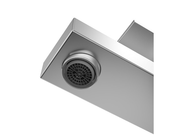 Mitigeur lavabo LAURIAN chrome en laiton, cartouche céramique, débit 5 L/min - Cooke and Lewis - Brico Dépôt