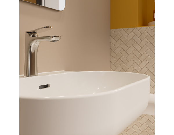 Lavabo céramique blanc brillant CALICIA - 55x45x17,5 cm - Cooke and Lewis - Brico Dépôt