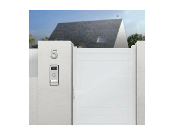 Visiophone filaire « Maya » écran tactile 7" couleur, vision nocturne, aluminium - Avidsen - Brico Dépôt