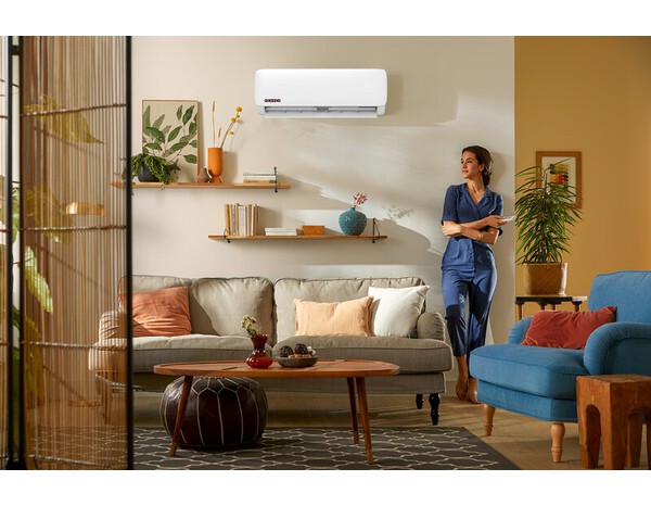 PAC climatiseur monosplit Webber WSCS 1826 SMART blanc WiFi Inverter avec mise en service - Brico Dépôt