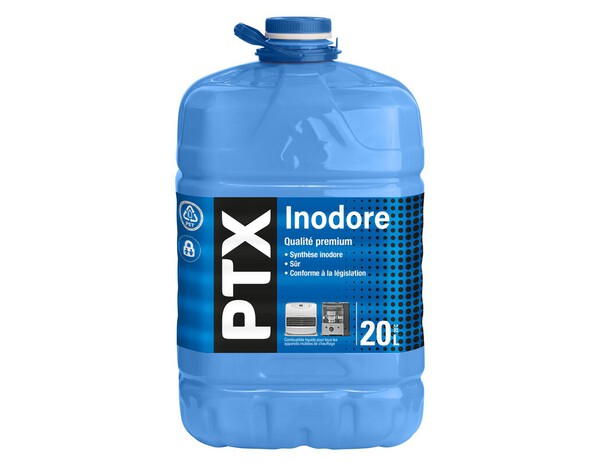 Combustible de synthèse liquide PTX inodore bleu pour poêle à pétrole - 20 L - Brico Dépôt