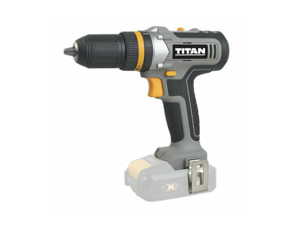 Perceuse visseuse à percussion sans fil 18V, 35 Nm, LED intégrée - Titan - Brico Dépôt