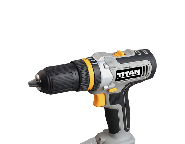 Perceuse visseuse à percussion sans fil 18V, 35 Nm, LED intégrée - Titan - Brico Dépôt