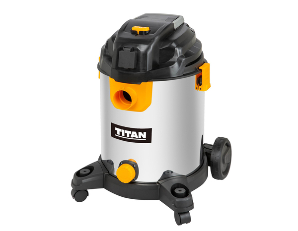 Aspirateur eau et poussière 30L 1400W avec accessoires et câble 5,5 m - Titan - Brico Dépôt