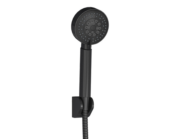 Cabine de douche noire bluetooth avec ventilation, éclairage led, porte coulissante SMART - 90 x 90 cm - Brico Dépôt