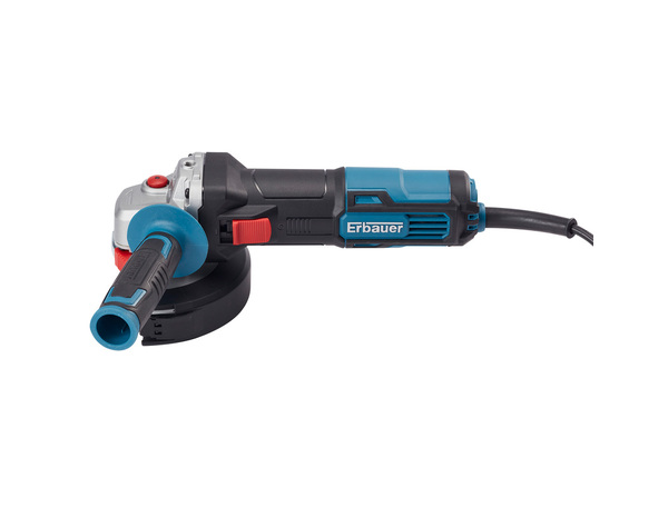 Meuleuse d'angle  750 W 125 mm avec 10 disques et poignée auxiliaire réglable - Erbauer - Brico Dépôt