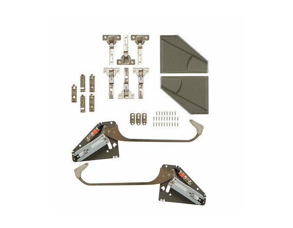 Kit de charnières pliantes A pour portes à fermeture amortie - Brico Dépôt