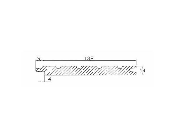 Lambris intérieur pin maritime brut -  13,8 cm x 200 cm, Ep.14 mm - Brico Dépôt