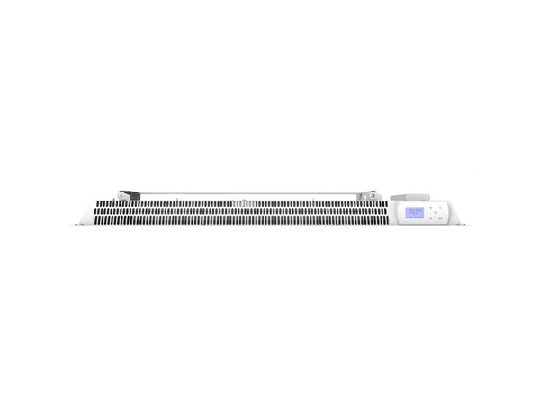 Radiateur inertie sèche  en fonte blanc 1500W -  L.89 x H.43 x l.9,5 cm - DéLonghi - Brico Dépôt
