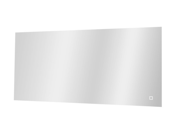 Miroir LED couleur argent GRANT L. 120 x H .60 cm - Brico Dépôt