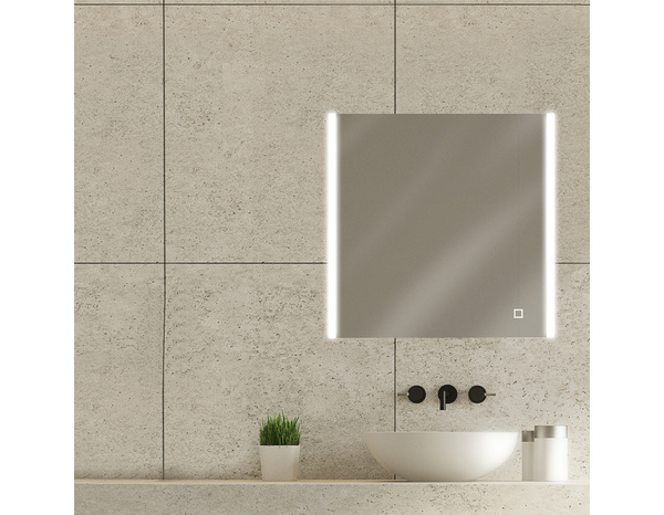 Miroir LED "Grant" - L. 60 x H. 60 cm - Brico Dépôt