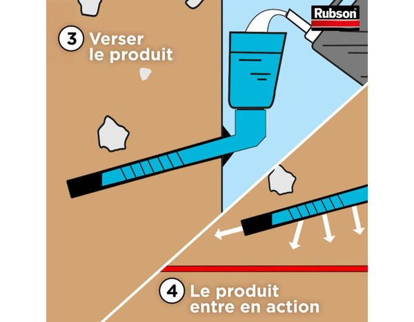 Étanchéité par injection IJ2222 bidon 20L bleu pour murs pierre brique parpaing - Rubson - Brico Dépôt