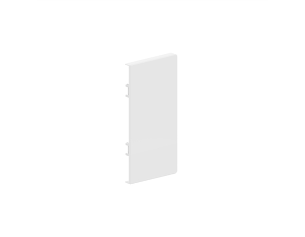 2 embouts de finition blanc double enclipsage direct - 65x130 mm - GGK - Brico Dépôt
