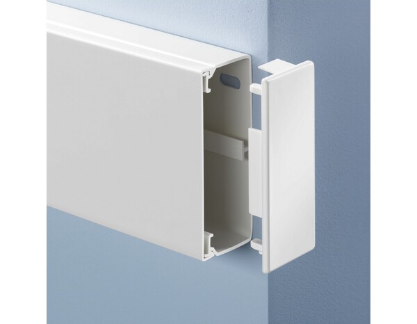 Lot de 2 embouts de finition blancs 40x90 mm - GGK - Brico Dépôt