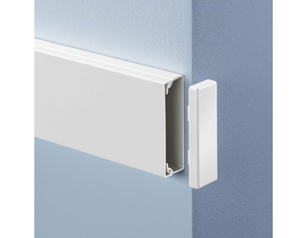 Lot de 4 embouts de finition blancs 15 x 50 mm - GGK - Brico Dépôt