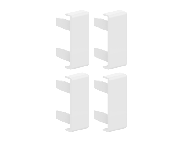 Lot de 4 embouts de finition blancs 10 x 30 mm - GGK - Brico Dépôt