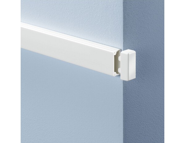 Lot de 4 embouts de finition blancs 10 x 22 mm - GGK - Brico Dépôt