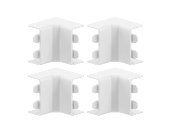 Lot de 4 angles intérieurs blanc pour moulure 10 x 22 mm - GGK - Brico Dépôt
