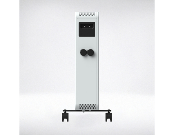 Radiateur à inertie sèche céramique mobile CARRERA 1000 W blanc 67x33x31 cm - Carrera - Brico Dépôt