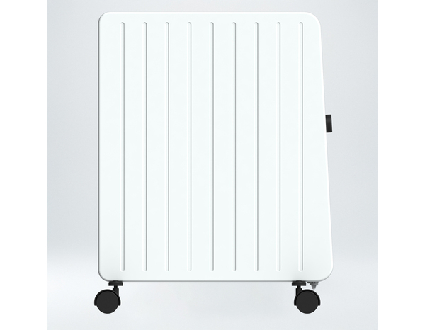 Radiateur à inertie sèche céramique mobile CARRERA 2500W, blanc, 67x53x31 cm - Carrera - Brico Dépôt