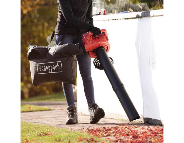 Aspirateur souffleur broyeur thermique SCHEPPACH 25,4 cm3 - 50 L - Scheppach - Brico Dépôt