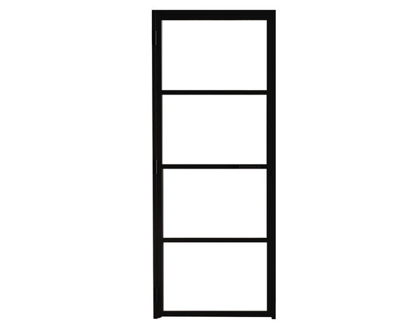 Bloc porte intérieure loft noir 83 cm droite OPTIMUM - Brico Dépôt