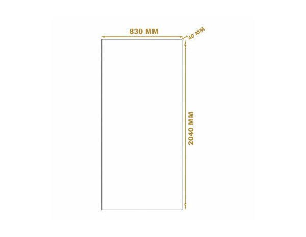 Bloc porte prépeint MDF/epicéa 83 cm poussant gauche EXMOOR - Brico Dépôt