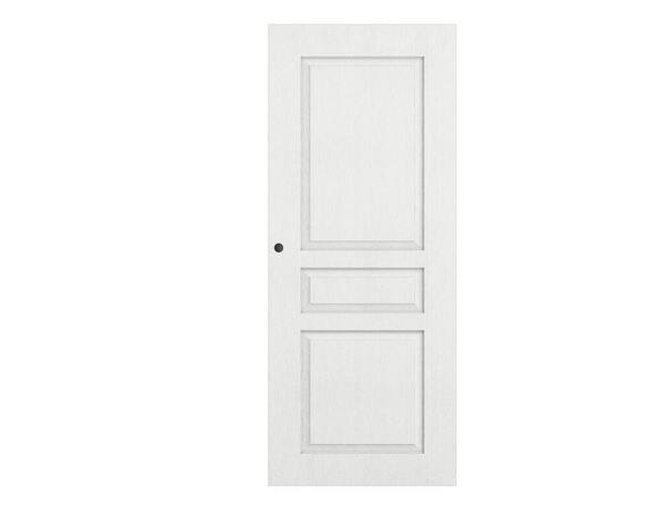 Porte coulissante prépeint 3 panneaux blanc 83 cm ORDESA - Brico Dépôt