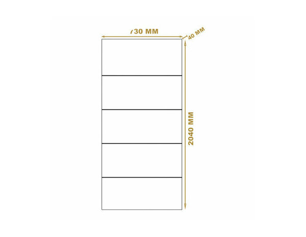Bloc porte prépeint MDF/epicéa 73 cm poussant gauche SLOT - Brico Dépôt