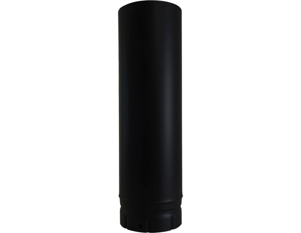 Tuyau de raccordement WESTAFRANCE 50 cm D. 150 mm noir mat émaillé - Westaflex - Brico Dépôt